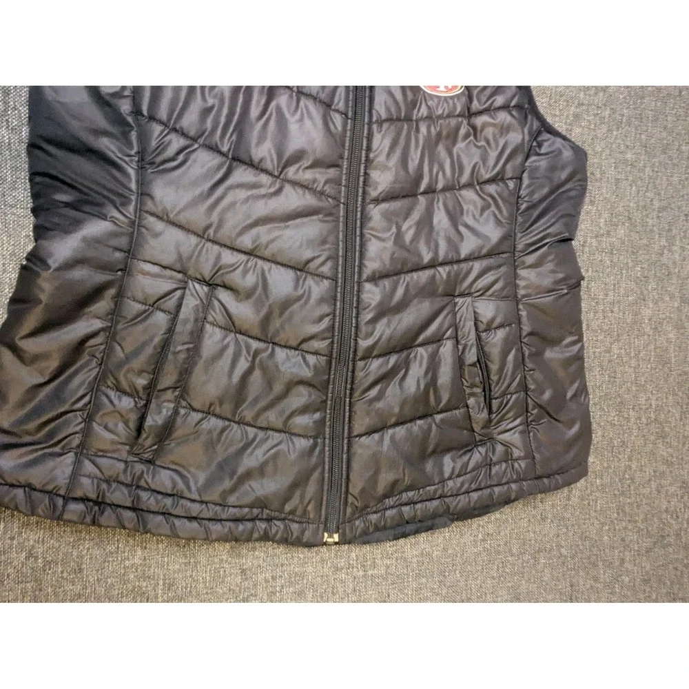 San Francisco 49ers Football Puffer Down Vest Size XL Adults NFL Cutter&Buck